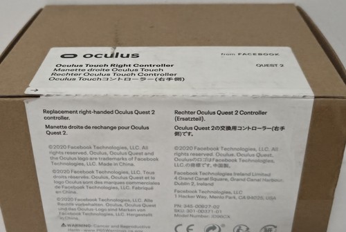 Oculus touch right controller - touch,